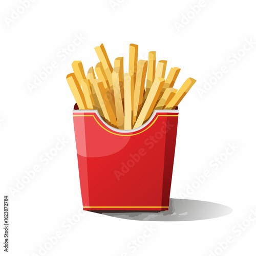  Pommes in roter Box