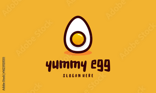 Fresh Egg Logo template designs, Yummy egg logo vector illustration