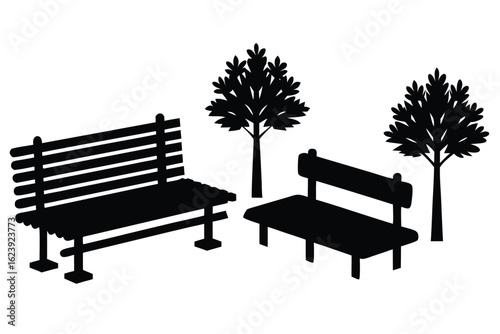 bench in winter