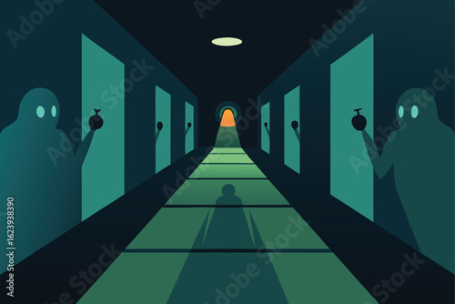 haunted-hallway-shadows-using-cardboard-cutouts-an.eps