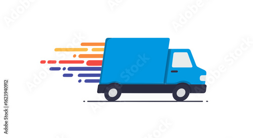 Promotion and sale find fast delivery truck service for shipping and logistics needs with our reliable transportation options vector