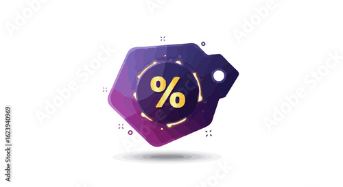 Promotion and sale discount price tag promotion sale offer percentage off retail shopping special deal bargain clearance savings vector