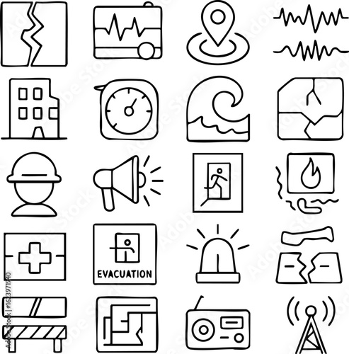 Collection of Disaster and Emergency Response Icons 2.