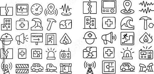 Disaster and Emergency Icon Set 2.