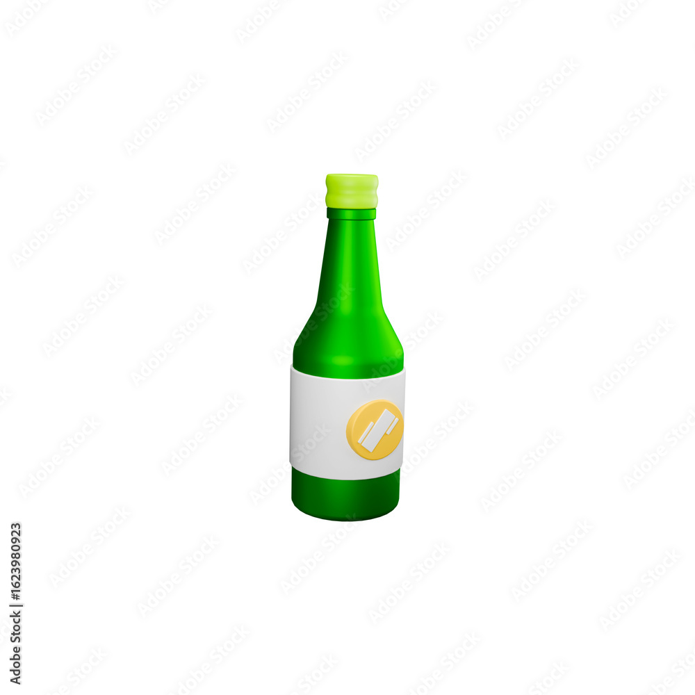 Green Sauce Bottle Green Sauce Bottle