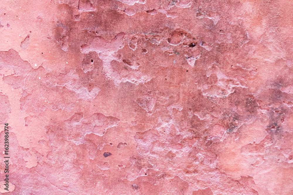 Fototapeta premium Pink, plaster wall background concept