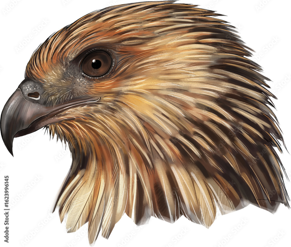 Fototapeta premium Whistling kite, common across open Australian habitats.