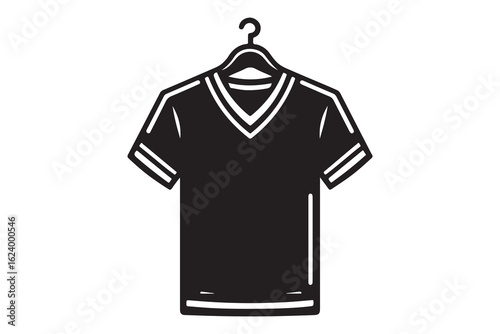 sports jersey silhouette vector illustrator