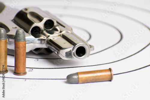 38 Special Revolver with Its Bullets