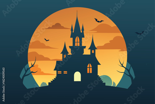 clipart bundle of spooky haunted house icons craft.eps