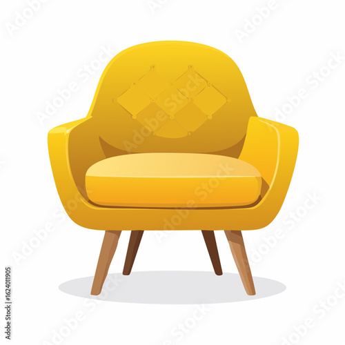 Moderner Sessel im Retro-Stil