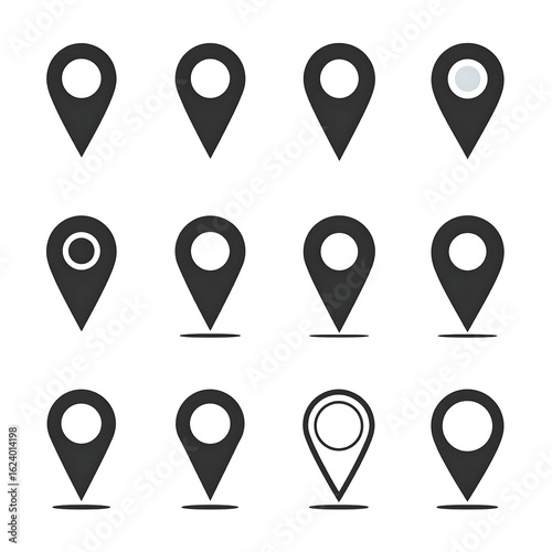 Free Download Collection of location markers - GFXLoad