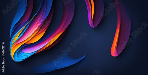 abstract geometric shapes w...