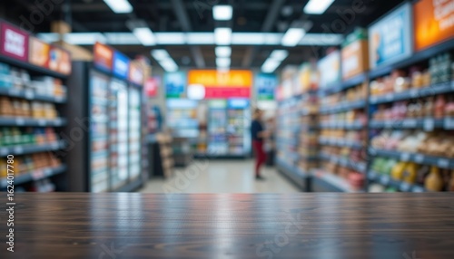 Wallpaper Mural a blurred minimarket Torontodigital.ca