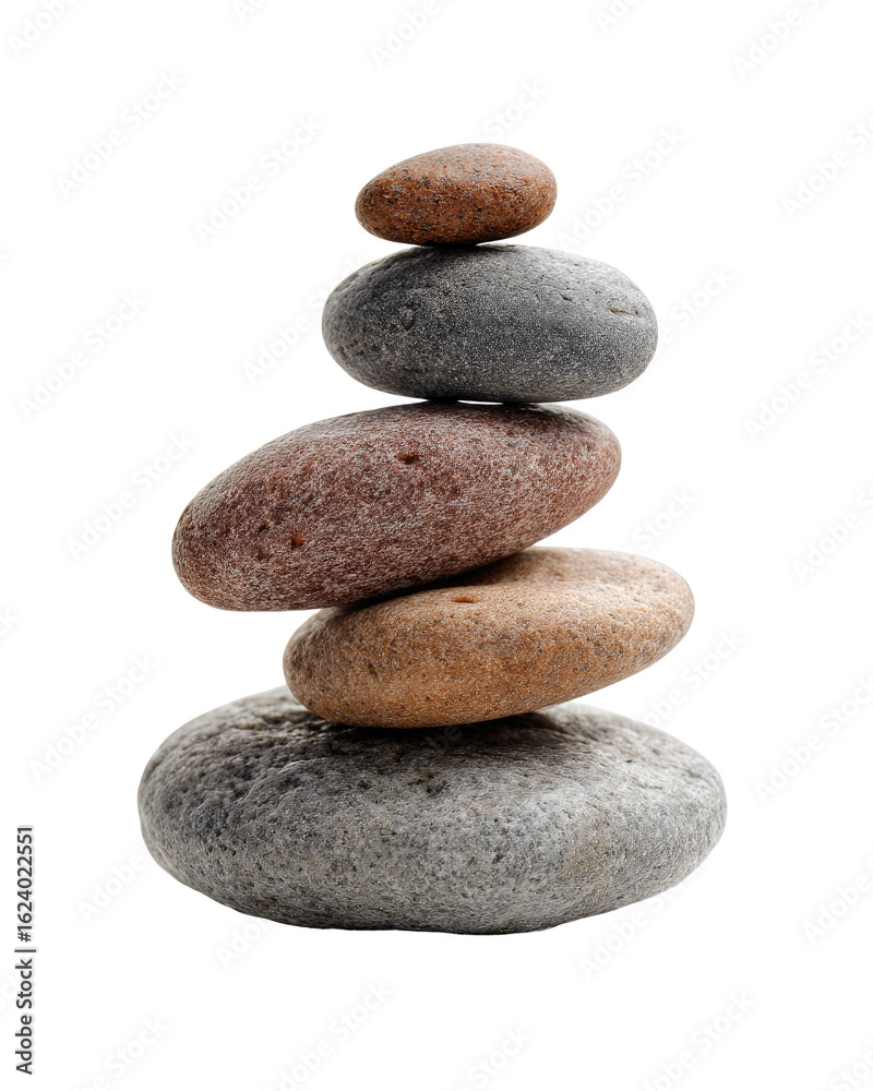 Stacked smooth stones, balanced Stacked smooth stones, balanced