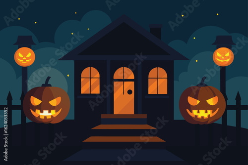 glowing-jack-o--lanterns-on-a-foggy-porch-- (1).eps