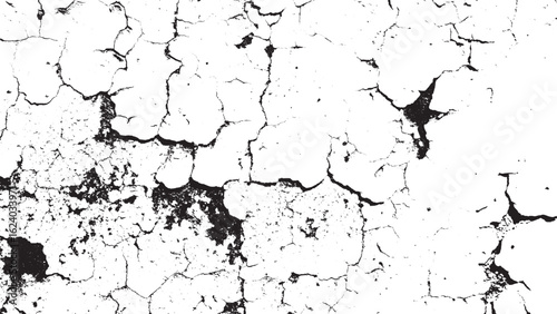 Distressed Cracked Paint Grunge Texture Overlay