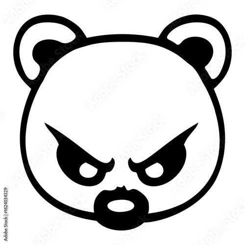 Evil Teddy Bear Bad Mood Look Angry Danger Monster