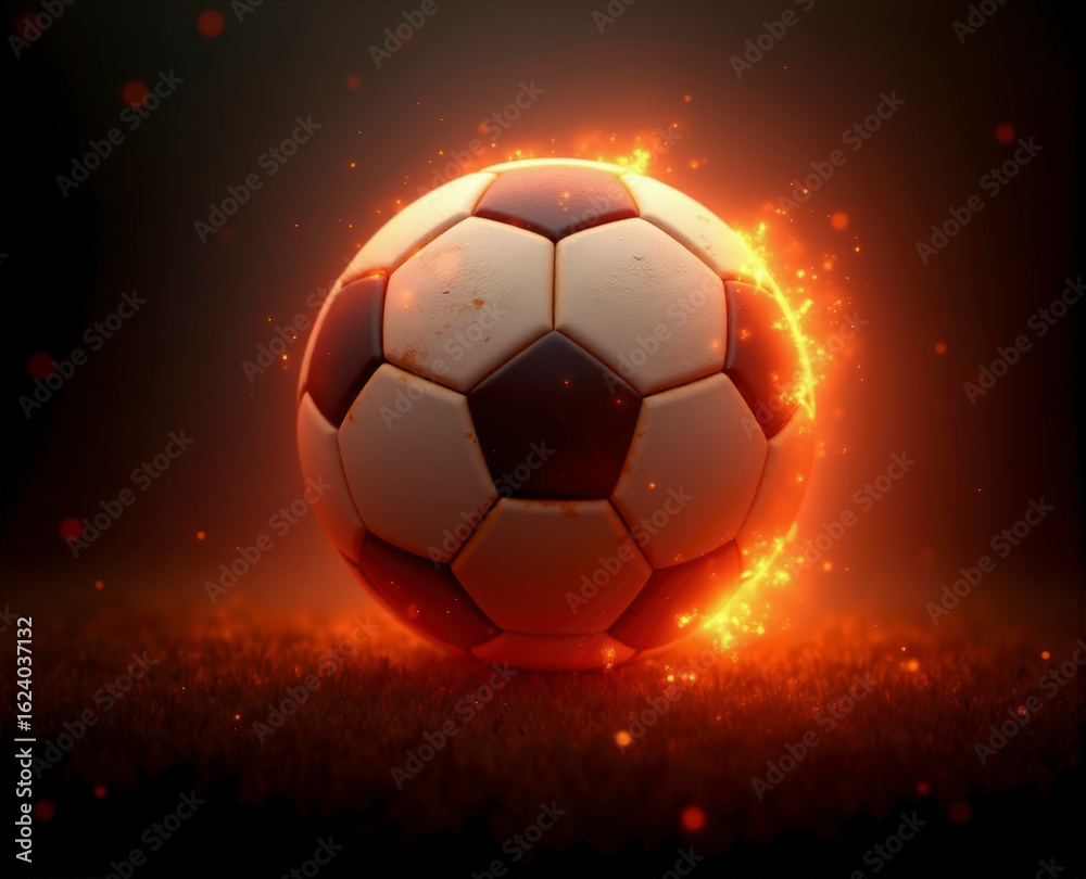Naklejka premium balompié, bailes, balón, deporte, fuego, juego, gol, llama, negro, ilustración, equipo, vector, objeto, mundial