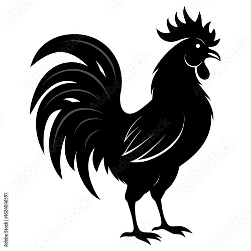 Rooster Logo Vector | Stylized Cockerel Mascot for Farm or Restaurant