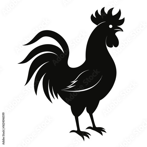 Rooster Logo Vector | Stylized Cockerel Mascot for Farm or Restaurant