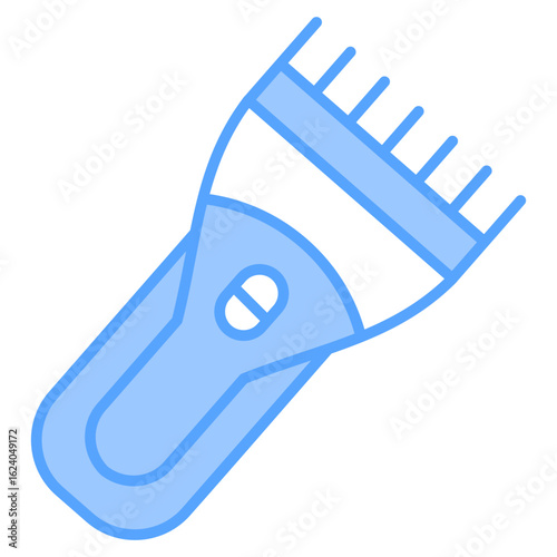 Buzzer-Blue Outline Icon