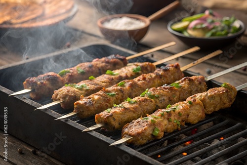 Wallpaper Mural Seekh Kebab Skewered Grilled Minced Meat Recipe Torontodigital.ca