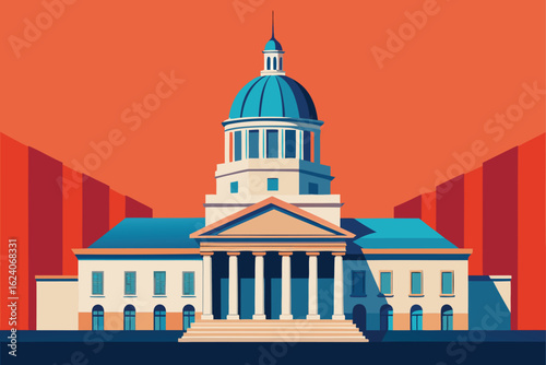 city-hall-design-in-neoclassical-architecture--.eps