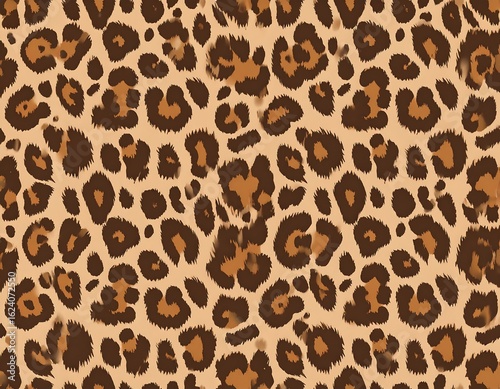 Beige and brown leopard print pattern