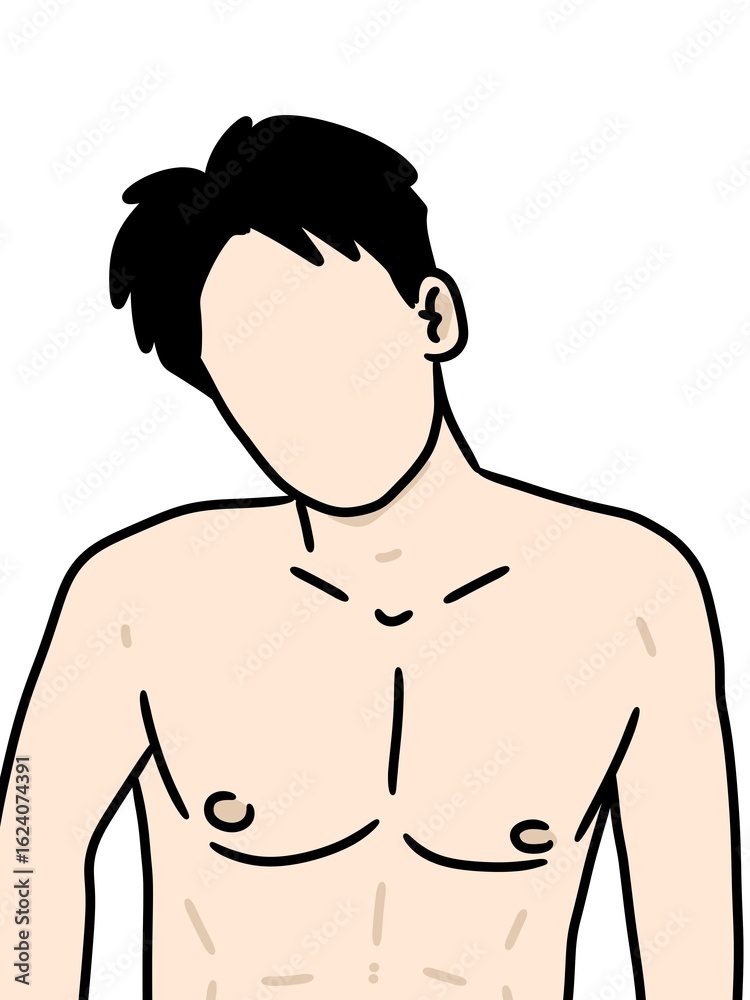 Fototapeta premium cute boy on a white background