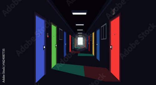 The vibrant colors suggest diversity and individuality.
