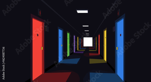 The vibrant colors suggest diversity and individuality.
