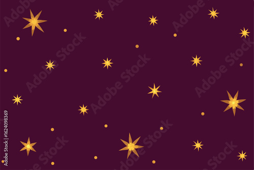 glamorous wallpaper with shimmering gold stars and (1).eps