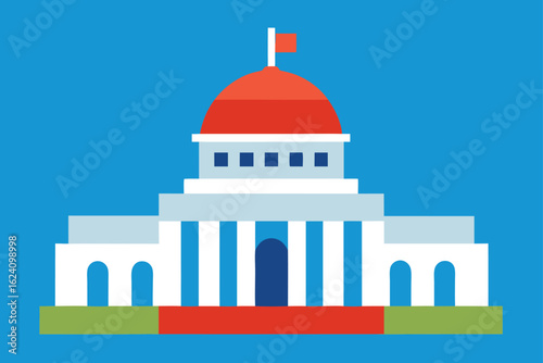 government complex with central rotunda   (1).eps