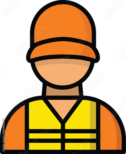  Sanitation Workers lineal color icon