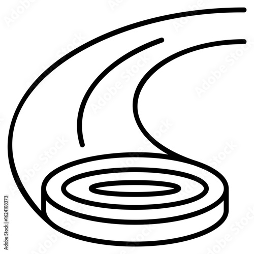 Frisbee Line Icon
