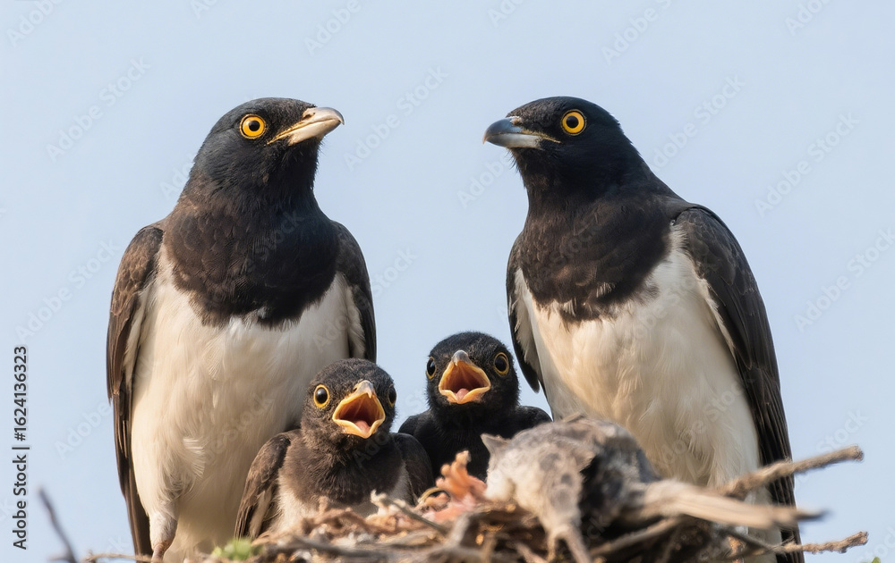 Obraz premium black and white tailed hawk