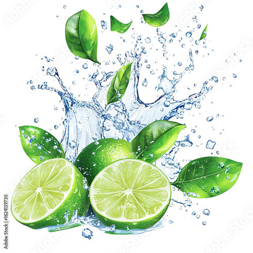 Perfectly retouched sliced half of lemon fruit isolated on the white background with clipping path. One of the best isolated lemons slices that you have seen.