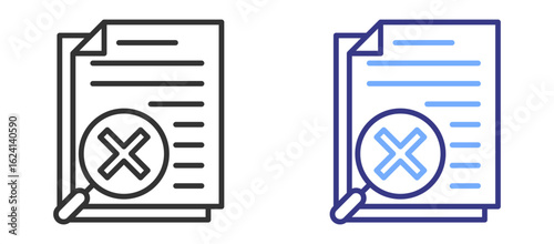 Rejected icon color