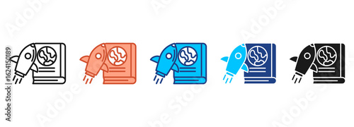 Space Tourism Icon Set Multiple Style Collection