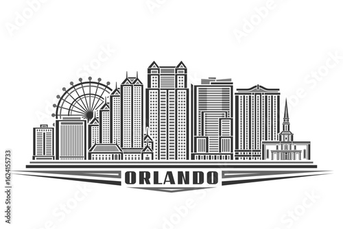 Vector illustration of Orlando