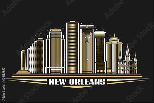 Vector illustration of New Orleans
