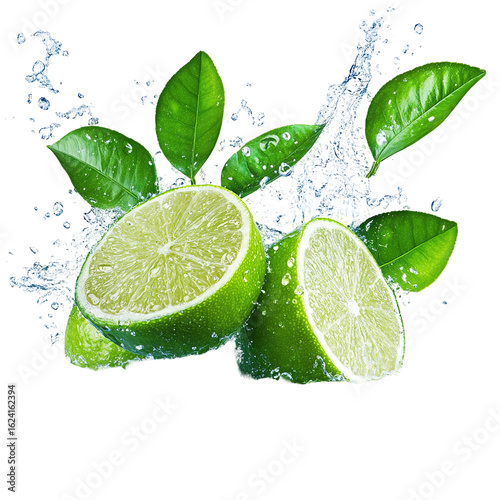 Perfectly retouched sliced half of lemon fruit isolated on the white background with clipping path. One of the best isolated lemons slices that you have seen.