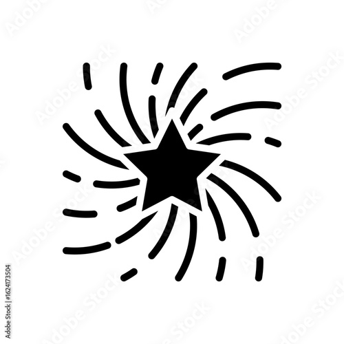 Hand Gesture Icon Business Logo Concept Idea Solid Glyph Icon Design Vector