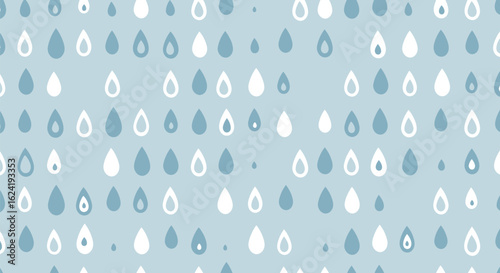 Soft blue raindrop pattern