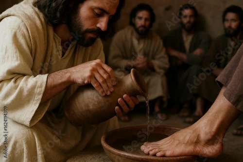 Jesus Washes the Disciples’ Feet, A Humble Act of Love and Servant Leadership