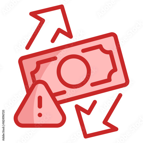 Cash Flow Risk Icon