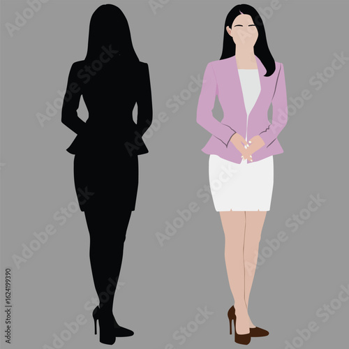 fashion girls vector illustration