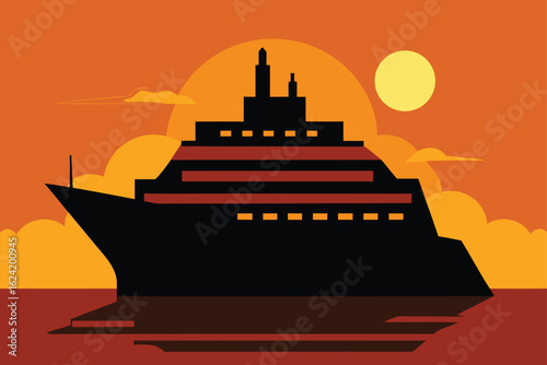 cruise-ship-silhouetted-during-golden-hour-- (1).eps