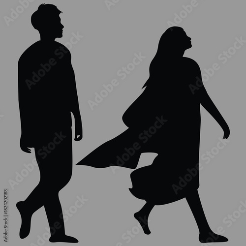 silhouette of a man